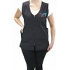 CHARLENE Long Zipper Stylist Vest with Personalization | High Fashion