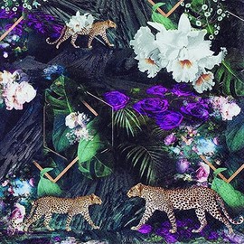 20 Napkins Mysterious Jungle | Summer | Jungle | Table Decoration 33 x 33 cm