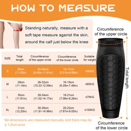 Acsatont Children's Football Shin Pads, 1 Pair, Breathable Shin Pads with Honeycomb Pads for Men and Women, Calf Protection for Football, Basketball, Skiing, Cycling, Mountaineering (Black, S)