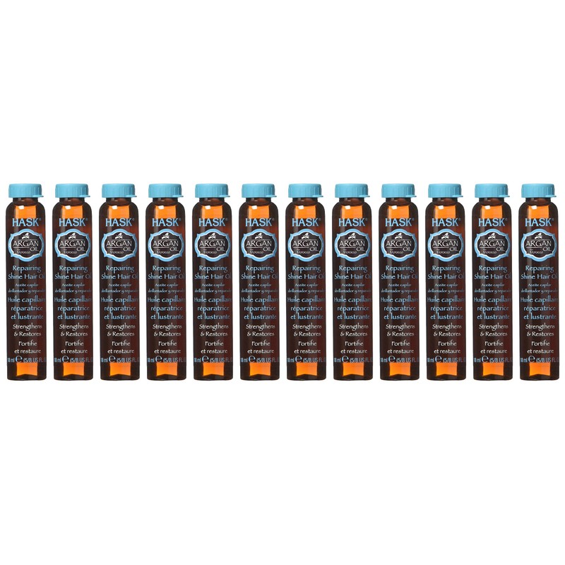Hask Argan Oil Repairing Shine Hair Oil 5/8 oz (Pack