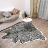 Leopard Area Rug Animals Printed Hide Mats Faux Fur Cowhide