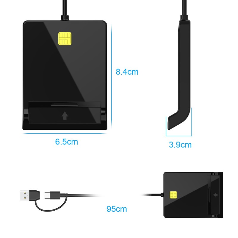 Rocketek Smart Card Reader: Electronic identification, digital signing, CRS CNS
