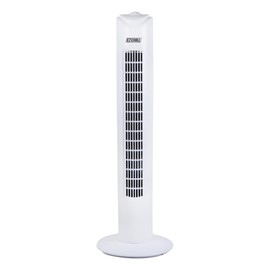 EZ-CHILL 32" 3-Speed Oscillating Portable Tower Fan, 90 Degree Oscillation, Portable Built-in Carry Handle, Quiet Operation, MTTF-32-WHT