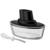 Alessi ASG13 B "Ship Shape" Butter Dish, Black