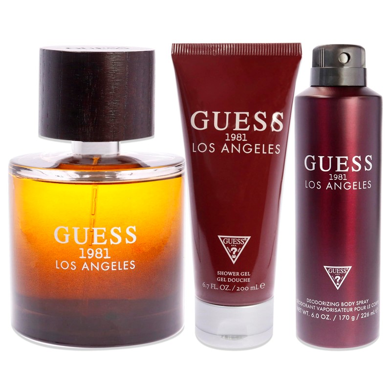 Guess 1981 Los Angeles 3 Pc Gift Set 3.4oz EDT