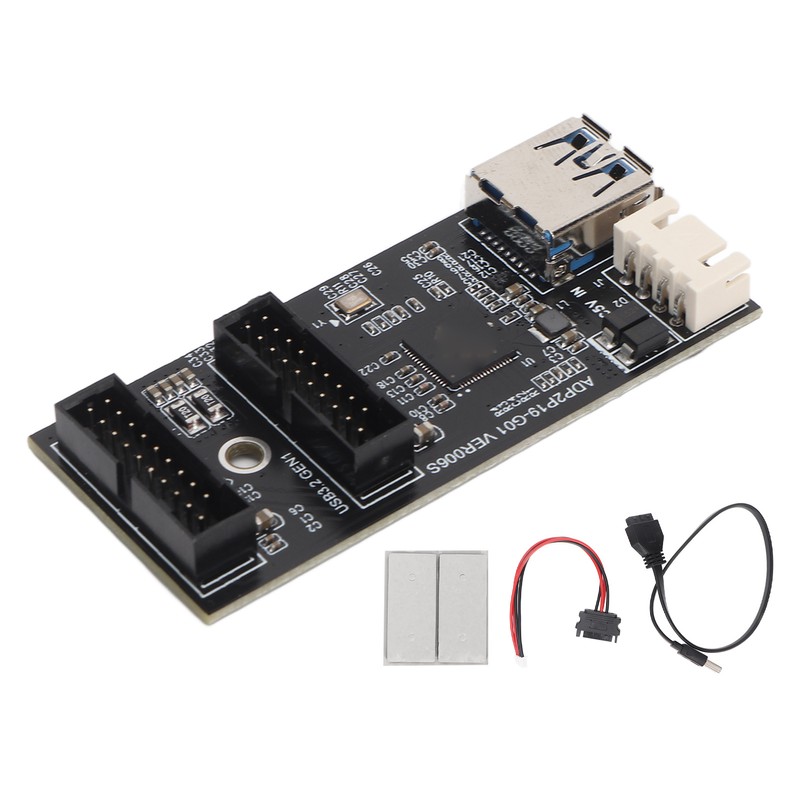 USB3.2 GEN1 Adapter Card 5Gbps Transmission Stable Widely Compatible 19PIN