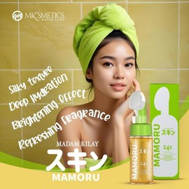 Madam Kilay Mamoru 24K Foaming Glycolic Facial Wash 100ml turmeric wash