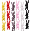 Healvian 120pcs Nail Art Charms Bunny Patches for Manicure for