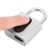 Smart Padlock Fingerprint Bluetooth APP Lock IP65 Waterproof AntiTheft for