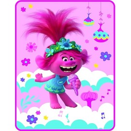 Trolls World Tour Throw Plush Soft Blanket Singing Duo