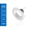 NICOR Lighting DLR566091203KWH DLR56(v6) 5/6-inch White 900 Lumen 3000K Recessed