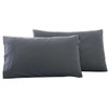 Microfiber Queen Bed Pillowcases 2 Pack, Super Soft Bed Pillow