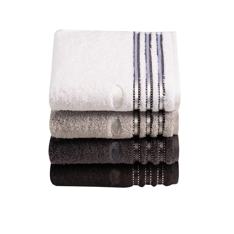 Vossen Cult de Luxe Waschhandschuh 22 x 16 cm Purpur