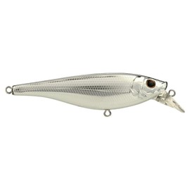 Berkley Juke Fishing Lure, Chrome, 100, 4in | 10cm, Flat-Sided Body Darts and Flashes to Imitate Baitfish, Equipped with Sharp 3X Anti-Rust Fusion19 Treble Hooks