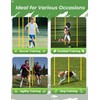 SEAOTTER Soccer Agility Training Poles, 6/10/20Pcs 6FT Adjustable Detachable Sports