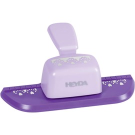 Baier & Schneider Border and Heart Motif Punch Hole Punch for Card up to 220 g/m² mm/50 x 20 mm