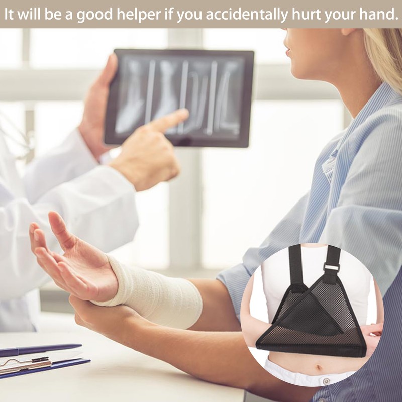 TENGEE Arm Sling Left Arm Sling Breathable Adjustable Medical Arm