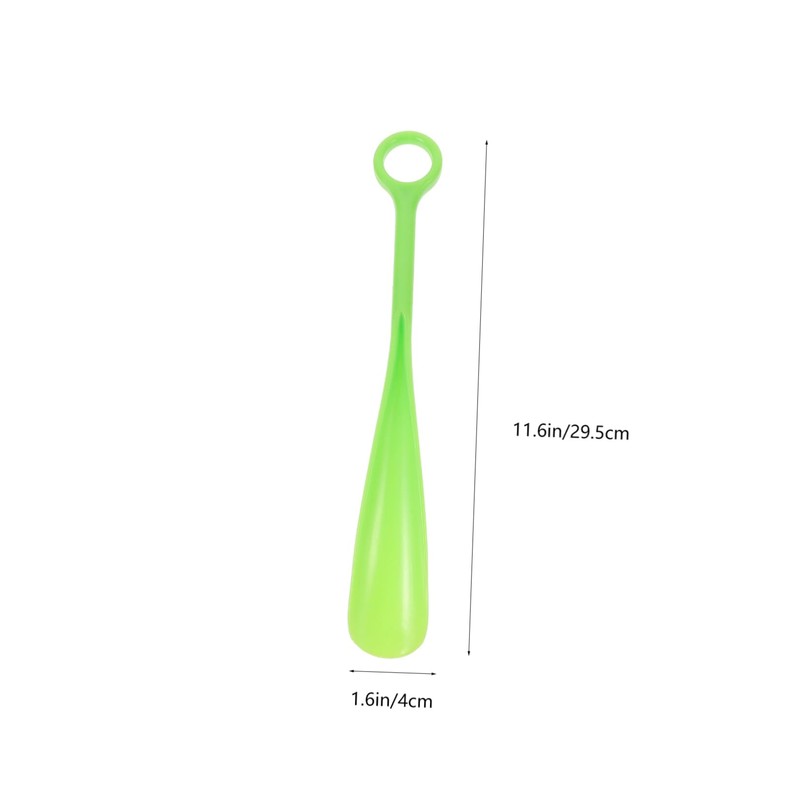 Baluue 6pcs Long Handle Shoe Horns Comfortable Grip Shoehorns for