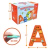 Bilingual Spanish English Alphabet ABC Puzzle Jigsaw for Toddlers, Age