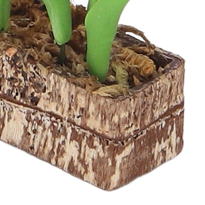 Artificial Tulips Flower Ornament 1:12 Doll House Garden Decor Simulated