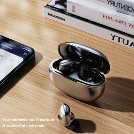 Small Black Earbuds Ear Buds For Small Ears Smallest Black Wireless Tiny Earbuds For Small Ear Canals Invisible Micro Tiny Bluetooth Earbud Earphones With Mic Invisible Hidden Headphones For Work