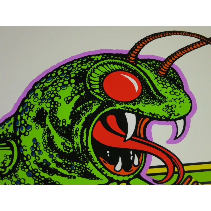 Atari CENTIPEDE CABARET MINI side art - printed using the