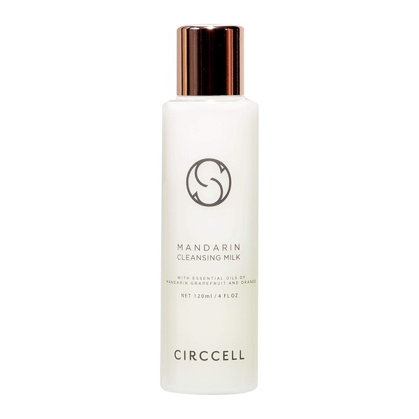 CIRCCELL Mandarin Cleansing Milk – Hydrating & Brightening Face Cleanser with Fruit Extracts –Anti-Aging Facial Cleanser – Rich, Creamy Cleansing Milk Removes Makeup – Suitable for All Skin Types