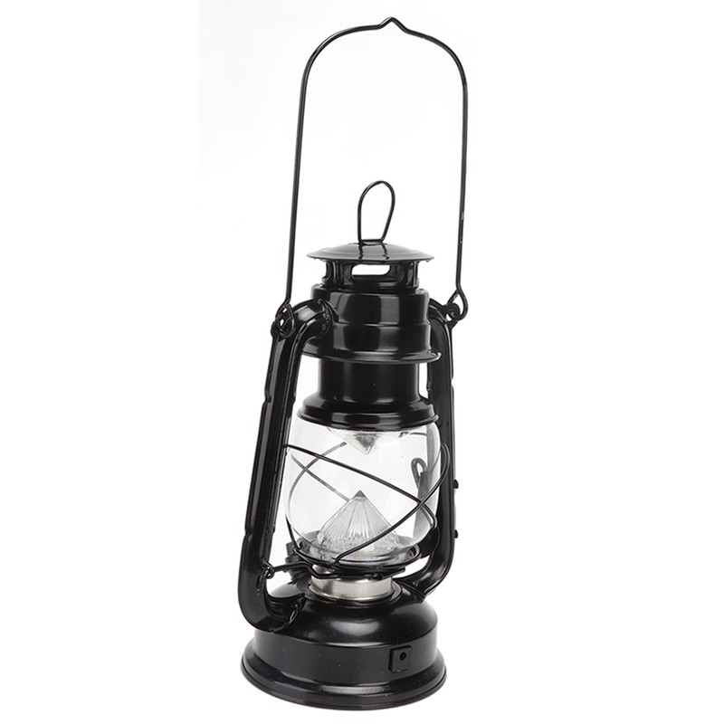 Vintage Camping Lantern 24h Battery Life USB Charging Detachable Lampshade