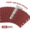 Sruhrak 50 pieces 93 x 185 mm sandpaper set, 600