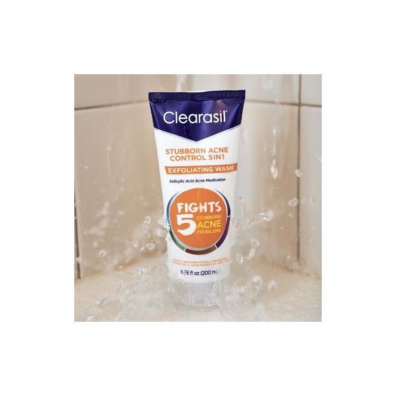 Clearasil Clearasil ultra - 5in1 exfoliating wash, 6.78 Ounce