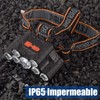 Lampara de Cabeza, Linterna Frontal Recargable y Impermeable, 7 LEDs