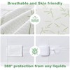 Twin XL Bamboo Mattress Encasement，Waterproof Zippered Mattress Protector 3D Air