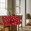 Horaldaily Valentine Tablecloth 70×70 Inch Round, Mini Love Hearts Red