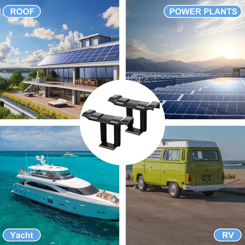 Solar Panel Water Drain Clips Mud Removal Clip Pack of