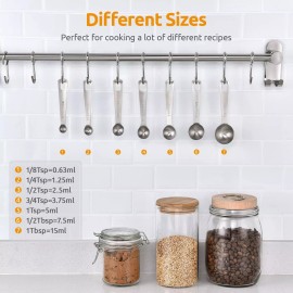 U-Taste Measuring Spoons: U-Taste 18/8 Stainless Steel Set of 7 Piece: 1/8 tsp, 1/4 t...