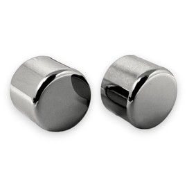 EVOGES Bright Polished Chrome Spare Universal Dimmer Knob, Pack of 2