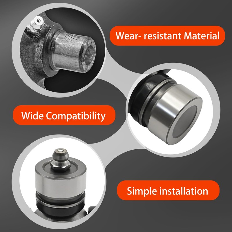 Vkinman Front Drive Shaft U-Joint Set, Rugged Universal Joint Set,