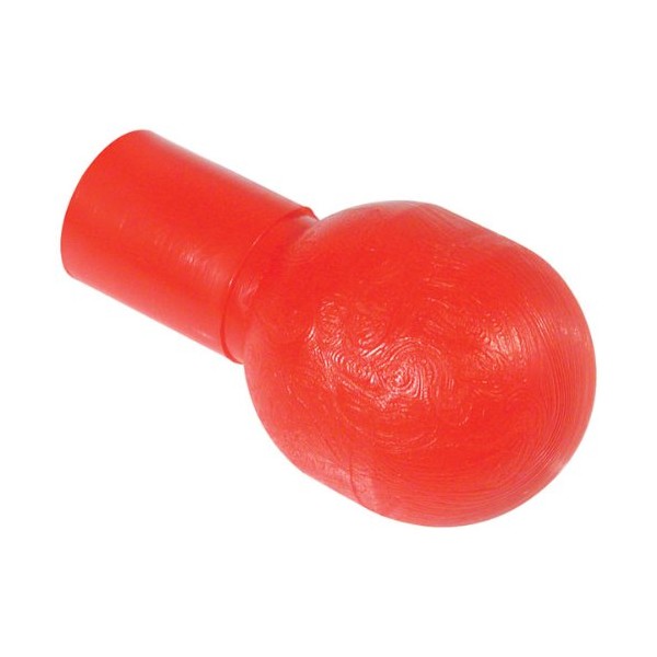 Europa Mushroom Non Rolling Cane Tip - 1-2 inch Red