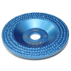 Spike 4" Diamond Cup Removing Disc Wheel for Paint, Epoxy, Glue, Mastic with RCD New Technology & Rubber Cushioned Body (Spike, 4", 3.9 oz Very Light)