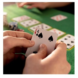 Poker Tablecloth, Table Cloth for Poker 60 x 90 cm, Green Felt