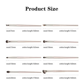 XFSRG 13 Piece Make Up Brush Set Professional Makeup Brush Set with Foundation Concealer and Eye Brush Including PU Leather Bag Makeup Brushes Set for Beginners and Professionals