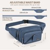 Afreter Fanny Pack Waterproof Waist Bag Pack Men Women Hip