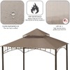 Ontheway Replacement Canopy roof, Model L-GZ136PST for Target Madaga Gazebo