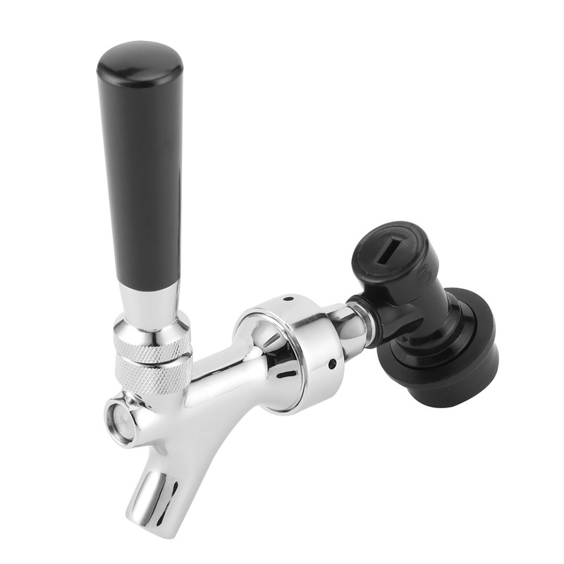 Stainless Steel Beer Keg Tap Faucet with Ball Lock Disconnect