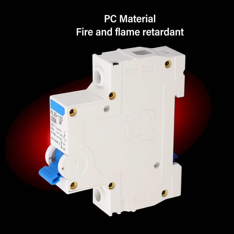 12 Pcs Isolating Switch 1P 100A Small Air Switch Shunt