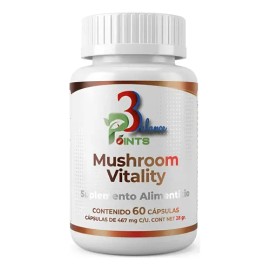 Mushroom Vitality 60cap 3balancepoints Energíaconcentración                                                                                           