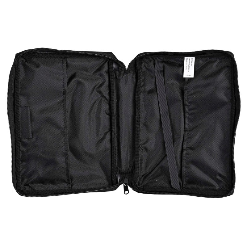 TD Fabric Bible Case in Black with Deer 'Be Still