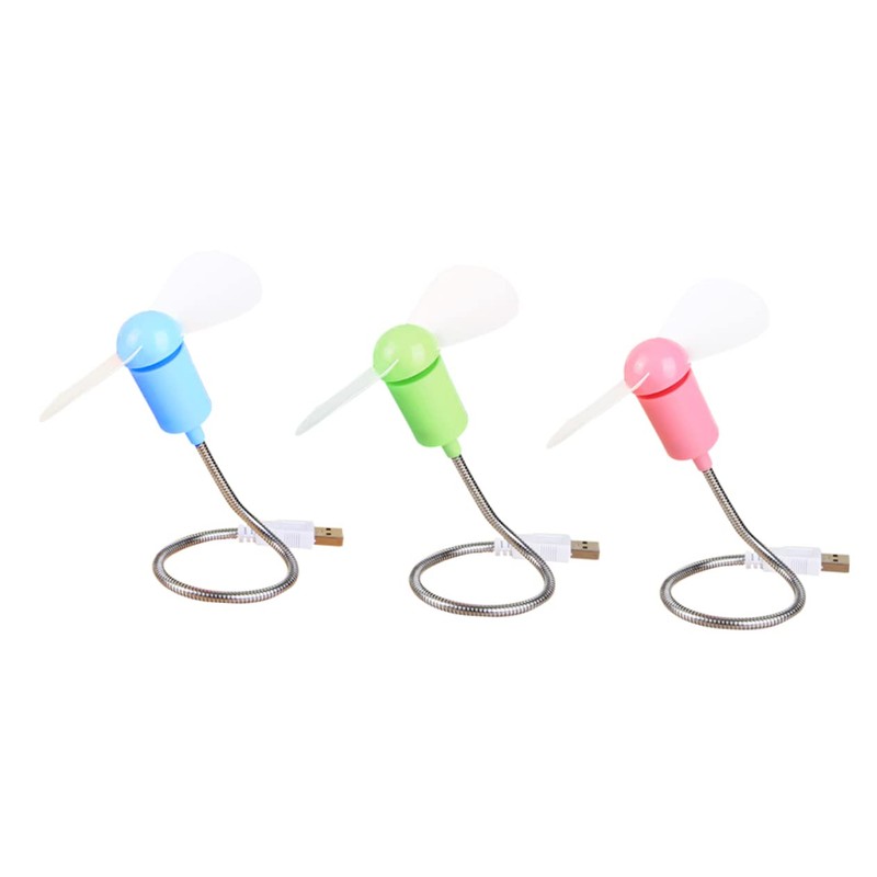 MERRYHAPY USB Fans Pack Mini Flexional Air Fan Notebook Computer