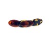 Wardani, french tortoiseshell barrette 2 tone buckle shape, handmade in