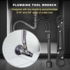 Holdly Plumbing Tools Angle Stop Wrench Set, Professional Angle-on Wrench